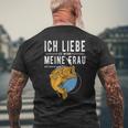 Ich Liebe Es Wenn Meine Frau Mich Fnelngehen Lässt T-Shirt mit Rückendruck Geschenke für alte Männer