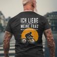 Ich Liebe Meine Frau Wenn Sie Mich Radfahren Lässt Lässt T-Shirt mit Rückendruck Geschenke für alte Männer