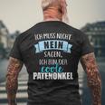 Ich Muss Nicht Nein Sagen Ich Bin Der Coole Patenonkel T-Shirt mit Rückendruck Geschenke für alte Männer