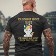 Ich Schaue Nicht Böse Süßer Einhorn With Humour Sar T-Shirt mit Rückendruck Geschenke für alte Männer