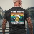 Ich Tu Das Nur Fürs Gipfelbier Trekking Montagna Birra Alpinismo T-shirt da uomo con stampa posteriore Regalos para ancianos
