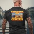 Ichertrage Kein Gluten T-Shirt mit Rückendruck Geschenke für alte Männer