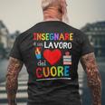 Insegnante Scuola Elementare Materna Per Maestra Maestro T-shirt da uomo con stampa posteriore Regalos para ancianos