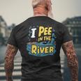 Io Pipì Nel Fiume Raftingita T-shirt da uomo con stampa posteriore Regalos para ancianos