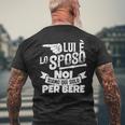 Io Sono Lo Sposo Divertente Addio Al Celibato Set 23 T-shirt da uomo con stampa posteriore Regalos para ancianos
