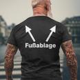 Ironie Füßrege T-Shirt mit Rückendruck Geschenke für alte Männer