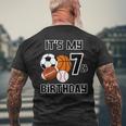 It's My 7Th Birthday Soccer Basketball Baseball Football Men's T-shirt Back Print Gifts for Old Men
