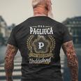It's A Pagliuca Thing You Wouldn't Understand Personalized Last Name Pagliuca Family Crest Coat Of Arm Men's T-shirt Back Print Gifts for Old Men