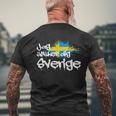 Jag Älsker Dig Sverige Sweden Holiday And Camping T-Shirt mit Rückendruck Geschenke für alte Männer