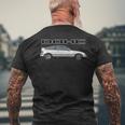 Jdm Car Cr-X Si Luke B16 Dohc T-Shirt mit Rückendruck Geschenke für alte Männer