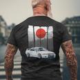 Jdm Skyline R32 Autotuning Japan Rising Sun Drift T-Shirt mit Rückendruck Geschenke für alte Männer