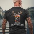 Jga Team Groom Deer Hunter Stag Night T-Shirt mit Rückendruck Geschenke für alte Männer