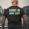 Kannst Du Nicht Bitte Leise Dumm Sein College T-Shirt mit Rückendruck Geschenke für alte Männer