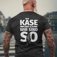 Käse Und Ich Wir Sind So Cheese For A T-Shirt mit Rückendruck Geschenke für alte Männer