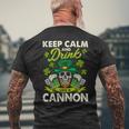 Keep Calm And Drink Like A Keep Calm And Letcannon Handle It Men's T-shirt Back Print Gifts for Old Men