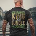 King Of The Jungle Tropical Animal Adventure Vacation Men's T-shirt Back Print Gifts for Old Men