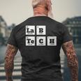 Lab Tech Divertente Tavola Periodica Elementi T-shirt da uomo con stampa posteriore Regalos para ancianos