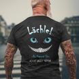 Lächle Du Kannst Sie Nicht Alle Töten Cat Laughter T-Shirt mit Rückendruck Geschenke für alte Männer