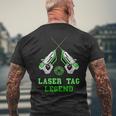 Laser Tag Legend Lasertag Player Indoor Game Sports Team T-Shirt mit Rückendruck Geschenke für alte Männer