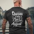 Le Regine Nascono Ad Agosto T-shirt da uomo con stampa posteriore Regalos para ancianos