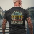 Legend Since August 1984Intage 40Th Birthday Made In 1984 T-shirt da uomo con stampa posteriore Regalos para ancianos