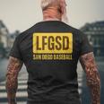 Lfgsd San Diego Baseball Supporters Fans Lovers Men's T-shirt Back Print Gifts for Old Men