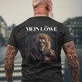 My Lion Partner T-Shirt mit Rückendruck Geschenke für alte Männer