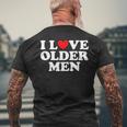 I Love Older Men T-shirt da uomo con stampa posteriore Regalos para ancianos