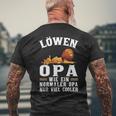 Löwen Opa Wie Ein Normaler Opa Wie Ein Normaler T-Shirt mit Rückendruck Geschenke für alte Männer