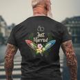 Luna Di Miele Hawaiana E Sposi Alle Hawaii O Just Maui'd T-shirt da uomo con stampa posteriore Regalos para ancianos