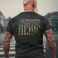 Lüneburger Heide Deutschland Landschaft T-Shirt mit Rückendruck Geschenke für alte Männer