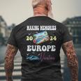 Making Memories 2024Iaggio Di Riunione Per Leacanze In Famiglia In Europa T-shirt da uomo con stampa posteriore Regalos para ancianos