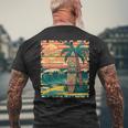 Maui Hawaii Surfing Retro Mauiintage Hawaii Surfer T-Shirt mit Rückendruck Geschenke für alte Männer