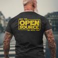 May Open Source Programming Devops Software Linux Java T-shirt da uomo con stampa posteriore Regalos para ancianos
