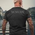 Mcmlxiv Année 1964 Gris Ancien Cadeau 60 Anniversaire T-shirt imprimé au dos Cadeaux pour les vieillards