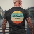 Medellin Colombia T-Shirt mit Rückendruck Geschenke für alte Männer