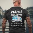 Meilleure Mamie Co-Pilote De Camping Car Retraite Caravane T-shirt imprimé au dos Cadeaux pour les vieillards