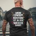 Mein Cowboy Kostüm Ist In Der Wäsche Carnival T-Shirt mit Rückendruck Geschenke für alte Männer