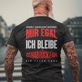 Mir Egal Ich Bleibe Osnabrück Fan Football Fan Club T-Shirt mit Rückendruck Geschenke für alte Männer