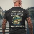 Mir Reicht's Ich Geh Angeln For Anglers T-Shirt mit Rückendruck Geschenke für alte Männer