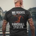 Mir Reichts Ich Geh Handball Spielen Boys Children's T-Shirt mit Rückendruck Geschenke für alte Männer