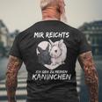 Mir Reichts Ich Geh Zu Mein Rabbit S T-Shirt mit Rückendruck Geschenke für alte Männer