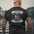 Motos Divertente Motociclistica Il Mio Piano Per La Pensione T-shirt da uomo con stampa posteriore Regalos para ancianos