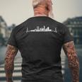 Munich City Of Munich Skyline T-Shirt mit Rückendruck Geschenke für alte Männer