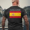 Nadalcaraz With Spain Flag T-Shirt mit Rückendruck Geschenke für alte Männer