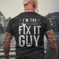 Name Is Mr Fix It Tuttofare Hobbyist Fai Da Te Tuttofare Tinkerer T-shirt da uomo con stampa posteriore Regalos para ancianos