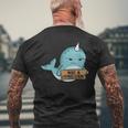 Narwhal Not A Unicorn Cute Narwhal T-shirt da uomo con stampa posteriore Regalos para ancianos