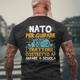 Nato Per Guidare Trattore Farmer Ragazzi Divertente T-shirt da uomo con stampa posteriore Regalos para ancianos