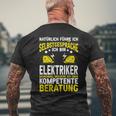 Natürlich Führe Ich Selbstgespräche Elektriker T-Shirt mit Rückendruck Geschenke für alte Männer