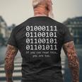 Nerds Divertenti Programmatore Tecnico Informatica Sviluppatore Geek T-shirt da uomo con stampa posteriore Regalos para ancianos